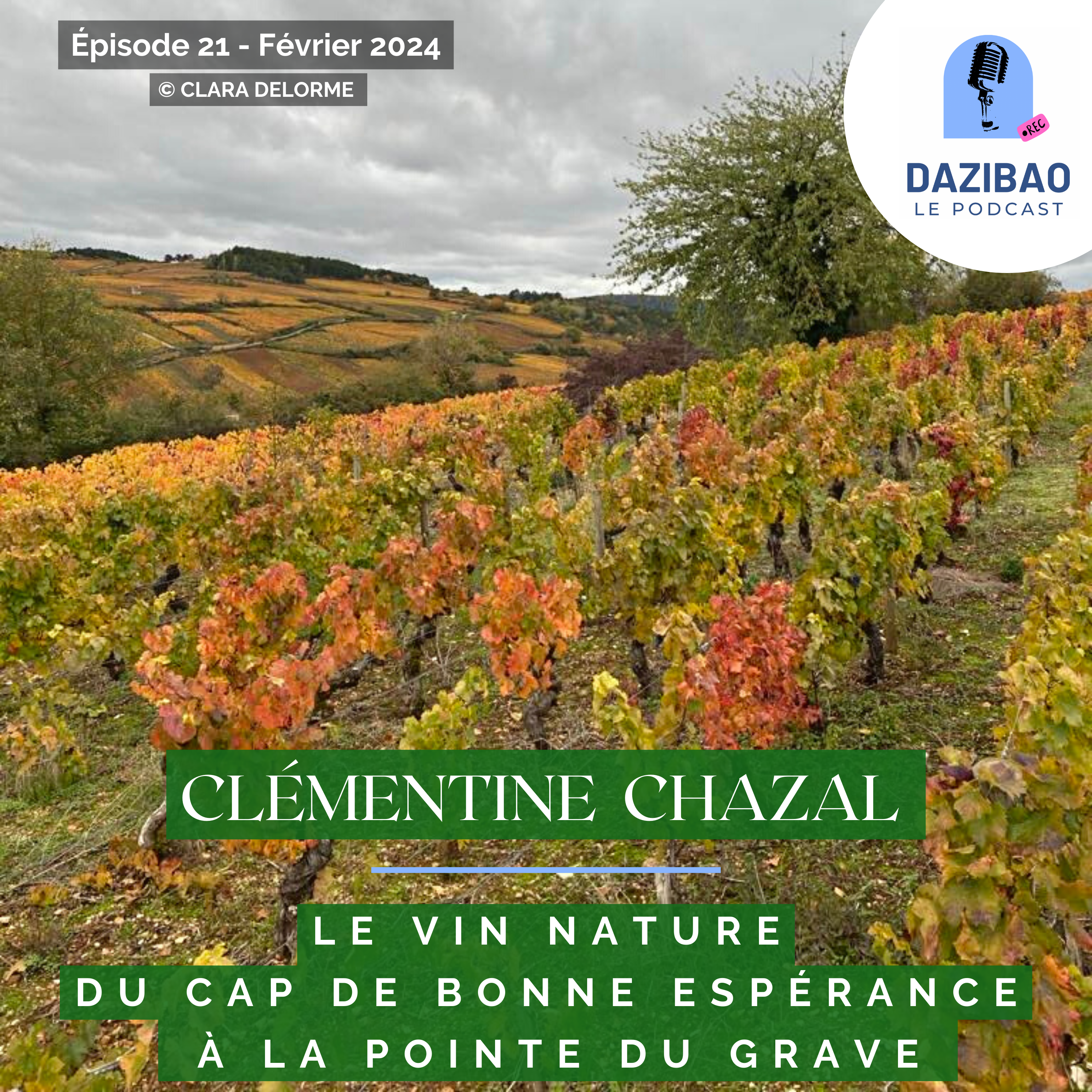 Épisode 21 : Clémentine & le vin nature, du Cap de Bonne Espérance à la Pointe du Grave.