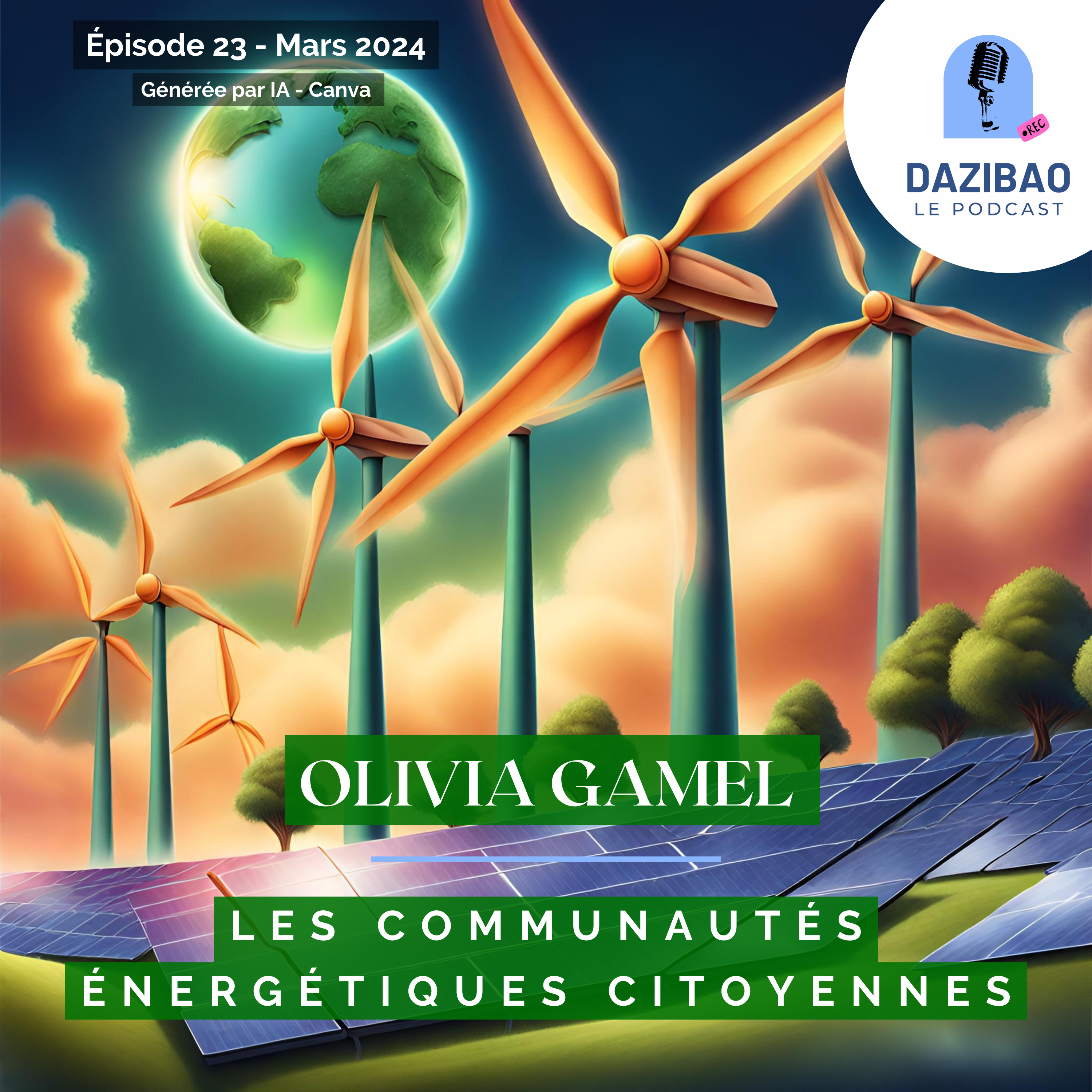 Épisode 23 : Olivia et les communautés énergétiques citoyennes.